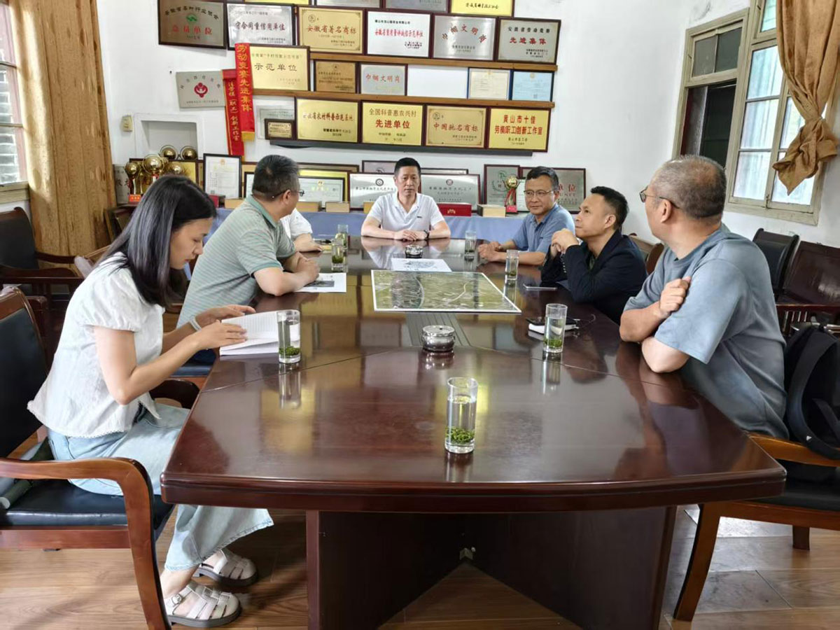 江蘇外聯采考察團到實驗茶場考察，共商茶產業合作新藍圖